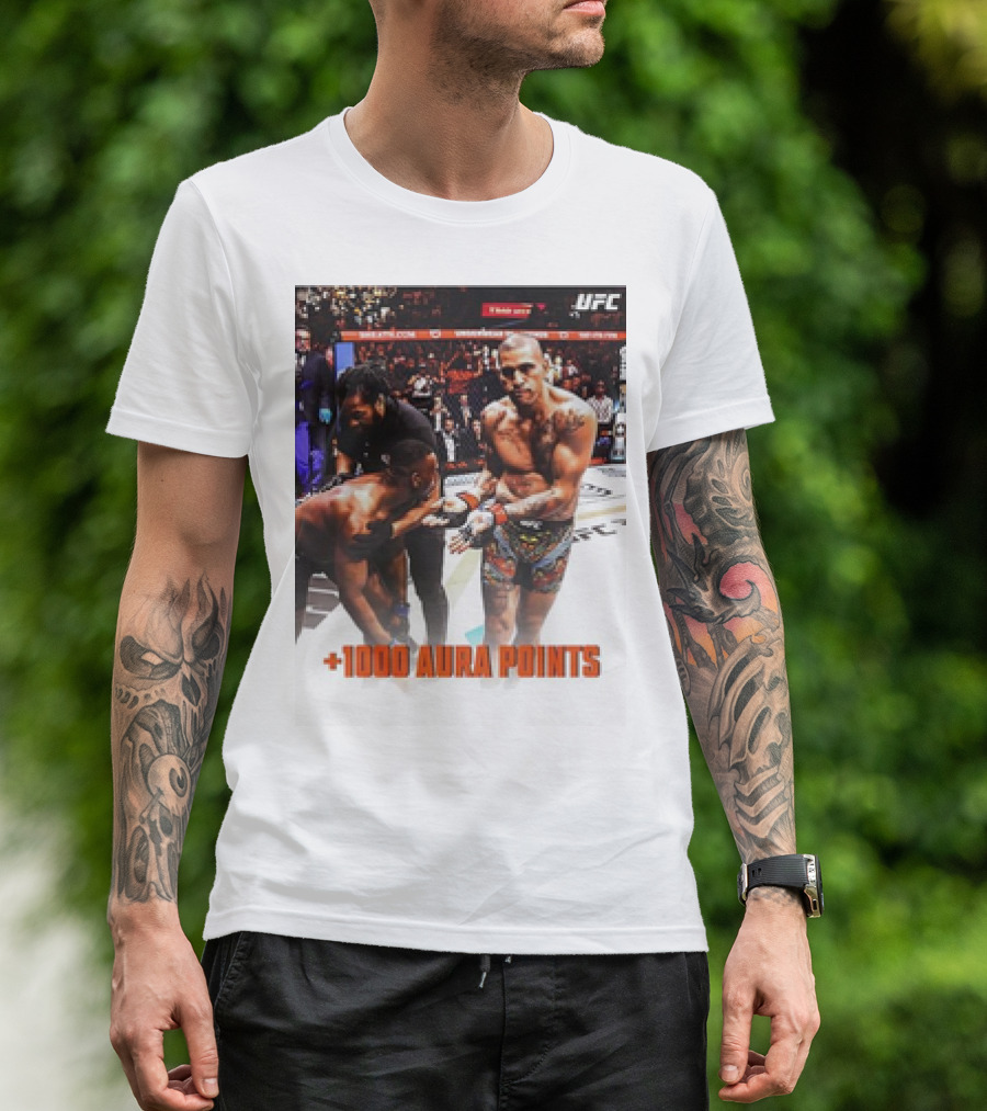UFC Alex Pereira +1000 Aura Points Victory T-Shirt