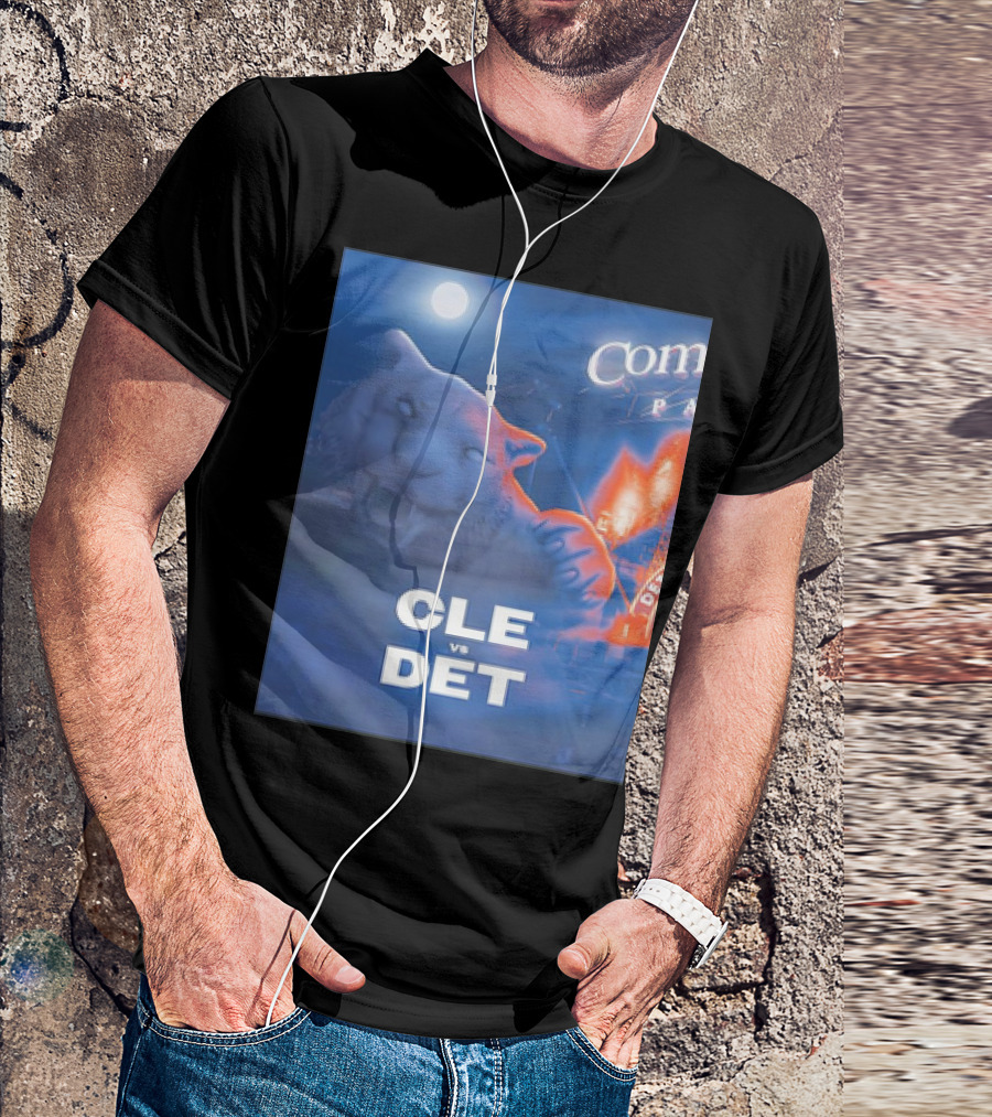 CLE Vs DET Sleep Tight Tigers Fans Comerica Park T-Shirt