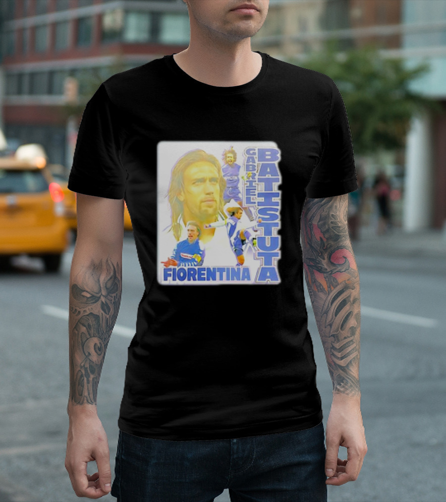 Gabriel Batistuta Fiorentina Cult Kits Bootleg T-Shirt