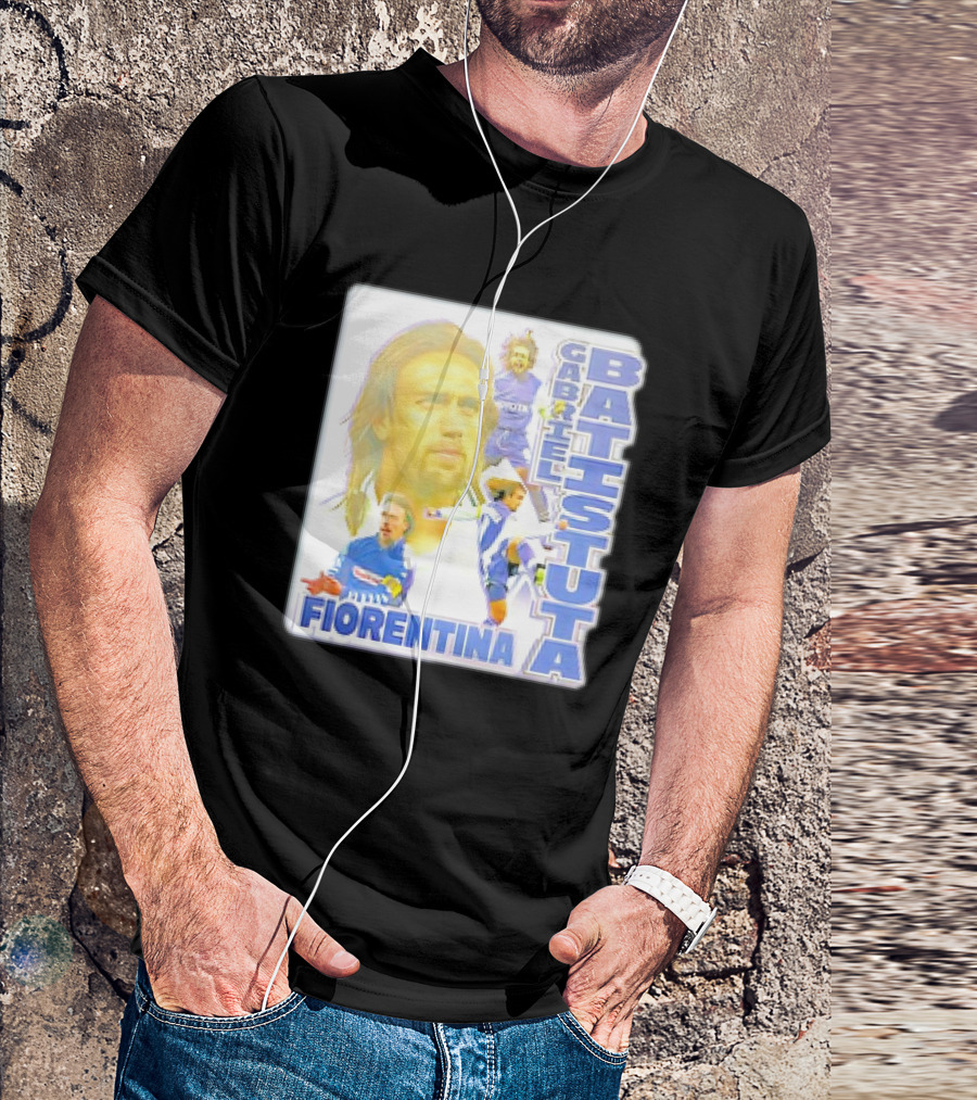 Gabriel Batistuta Fiorentina Cult Kits Bootleg T-Shirt