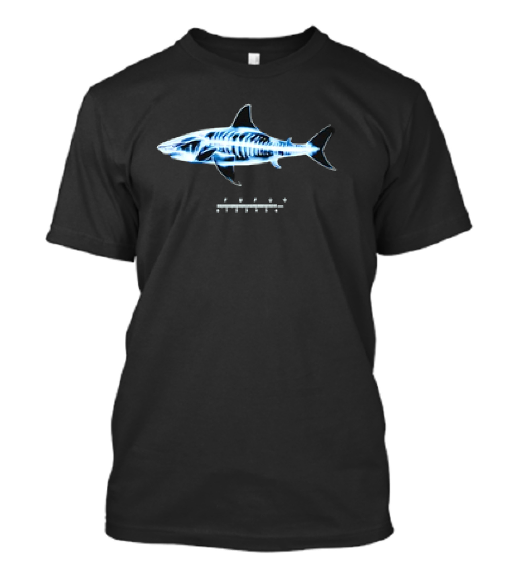 Fufu Loco Shark Retro X-Ray Skeleton T-Shirt