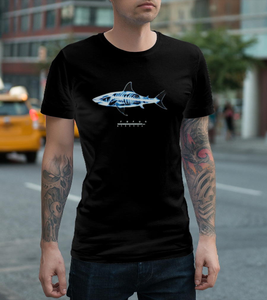 Fufu Loco Shark Retro X-Ray Skeleton T-Shirt