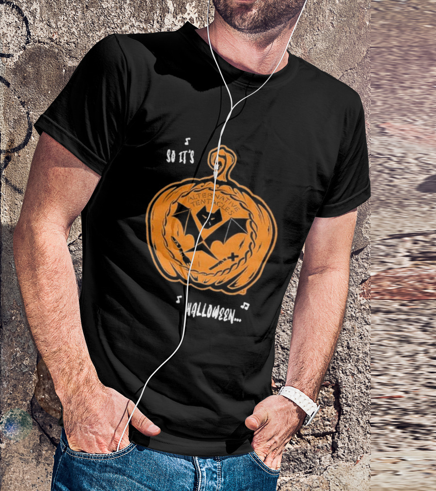Alternative Tentacles Pumpkin Bat So It's Halloween T-Shirt