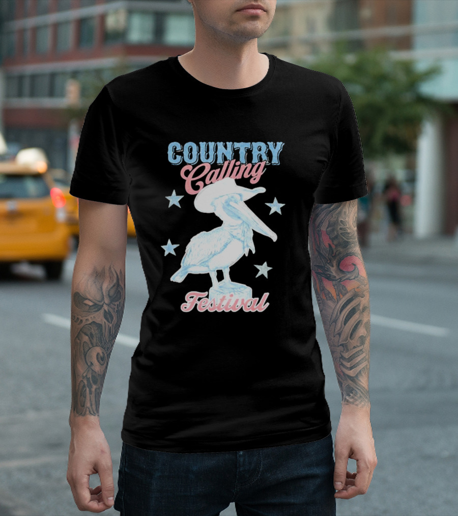 Country Calling Pelican Festival Lineup Stars T-Shirt