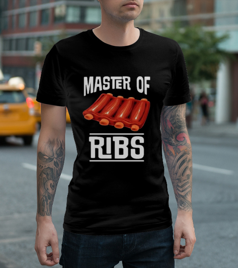 Master of Ribs Barbecue Inktastic T-Shirt