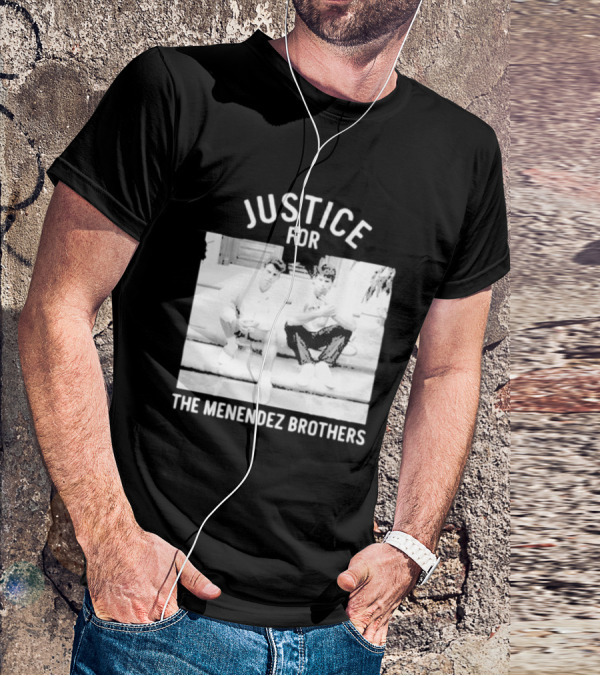 Justice For The Menendez Brothers Vintage Style Court Case Retro Appeal T-Shirt
