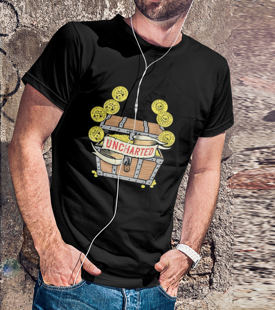 Uncharted Treasure Chest Less Than Jake Coins T-Shirt