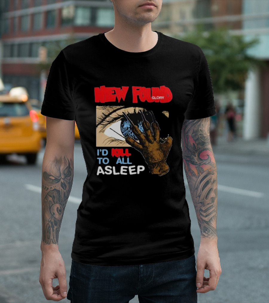 New Found Glory Eye Claw I'd Kill to Fall Asleep T-Shirt