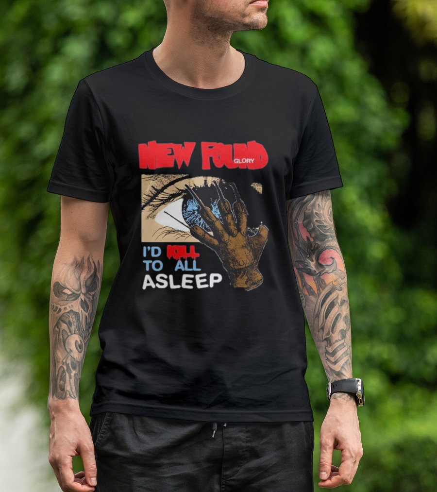 New Found Glory Eye Claw I'd Kill To Fall Asleep T-Shirt