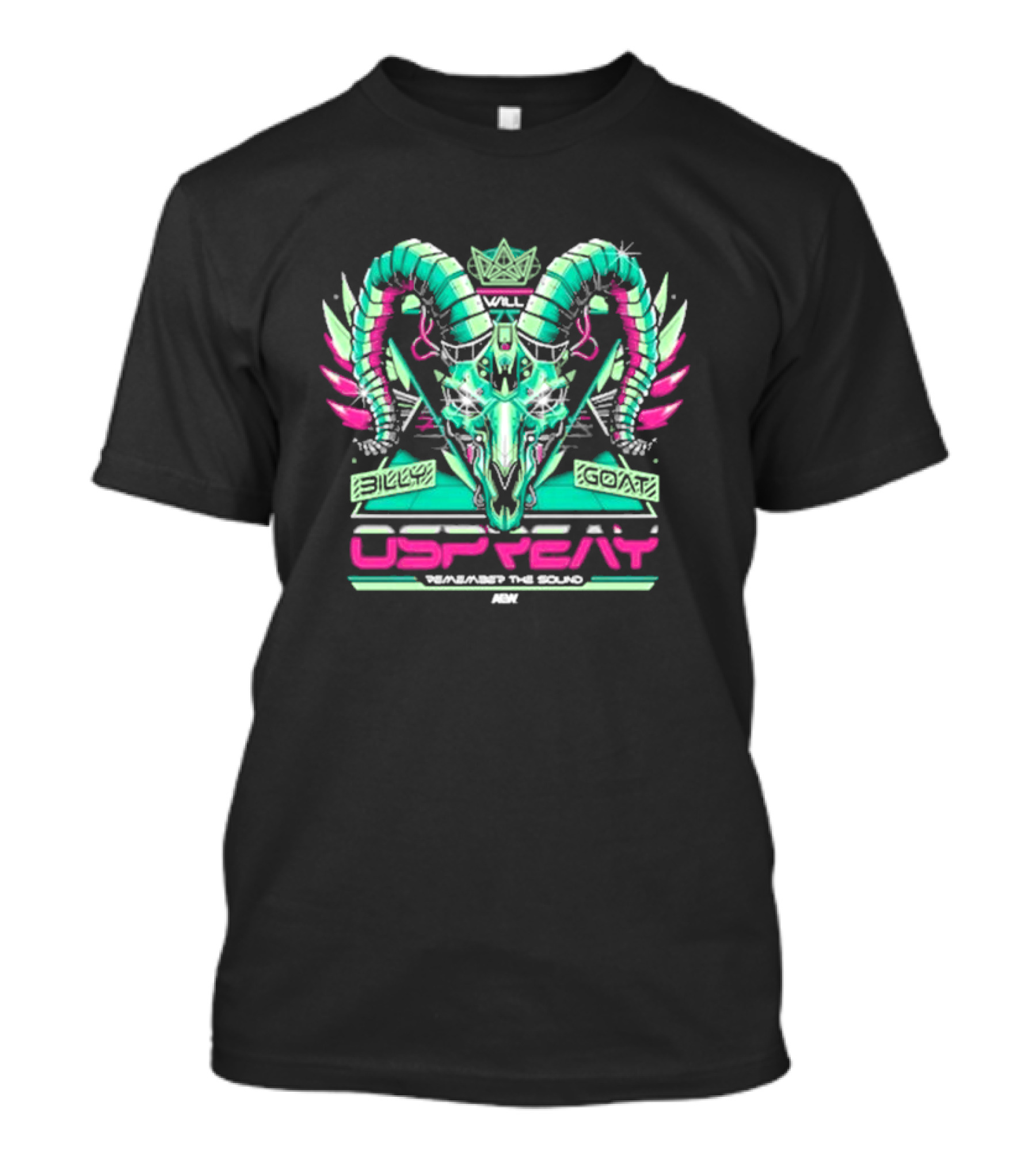 Will Ospreay Billy Goat Remember The Sound Neon Design AEW T-Shirt
