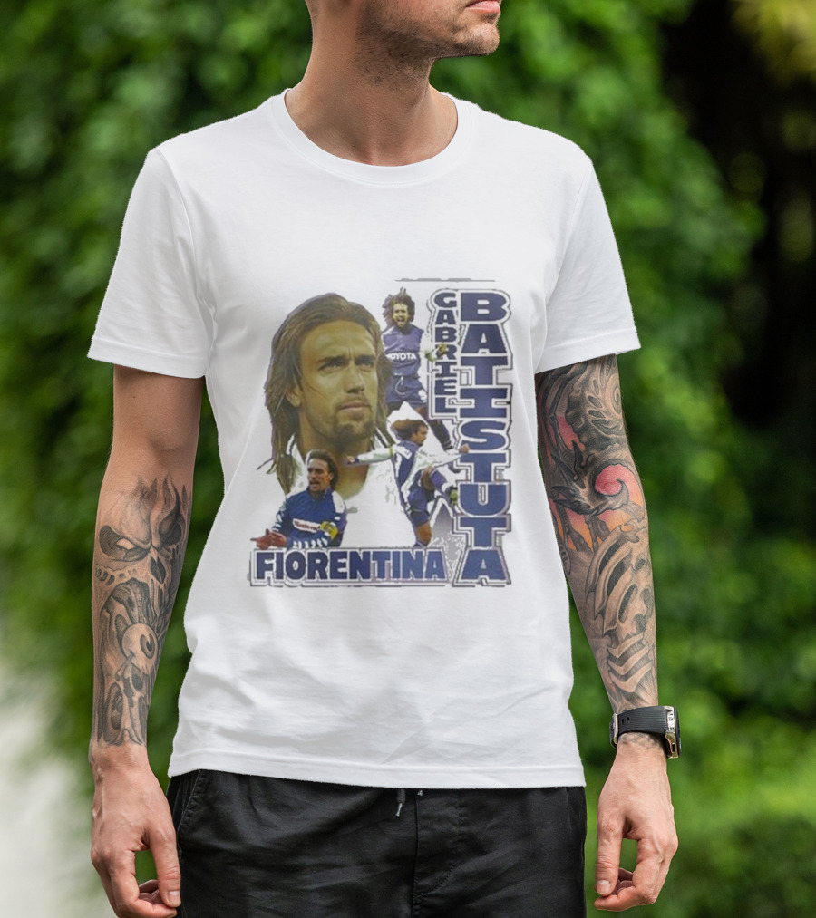 Gabriel Batistuta Fiorentina Football Legend T-Shirt