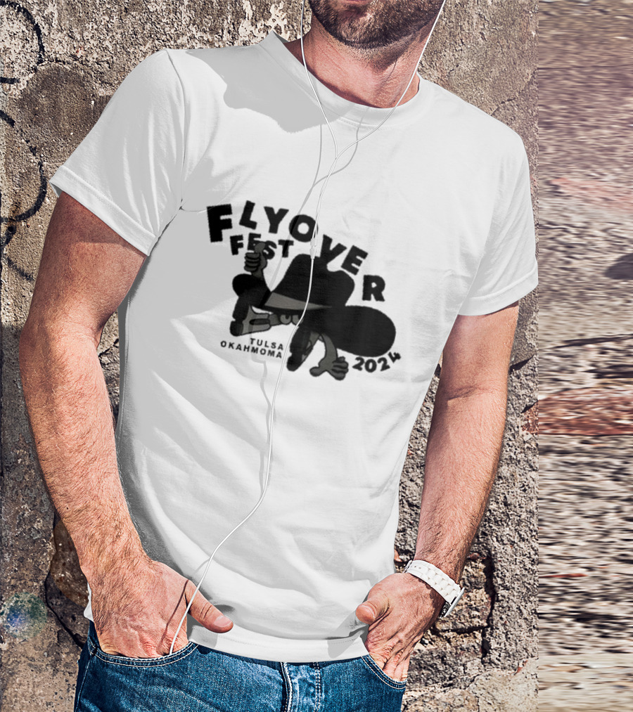 Flyover Fest 2024 Tulsa Oklahoma Nov 16-17 The Vanguard Cowboys T-Shirt