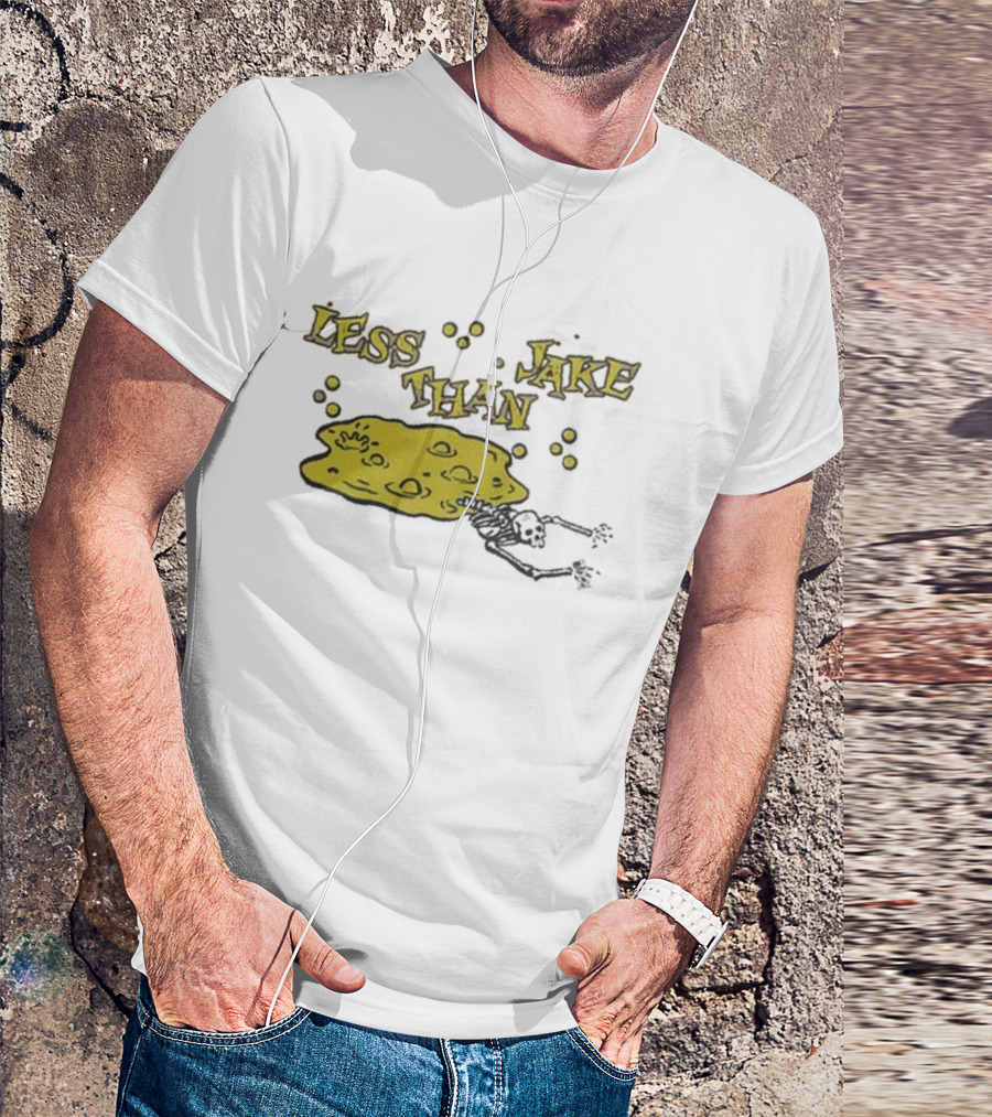 Less Than Jake Skeleton In Acid Ooze T-Shirt