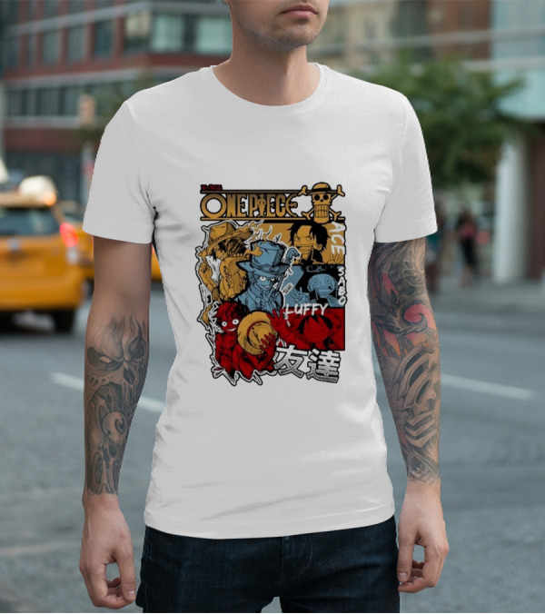 One Piece Luffy Ace Sabo Brothers Friendship T-Shirt