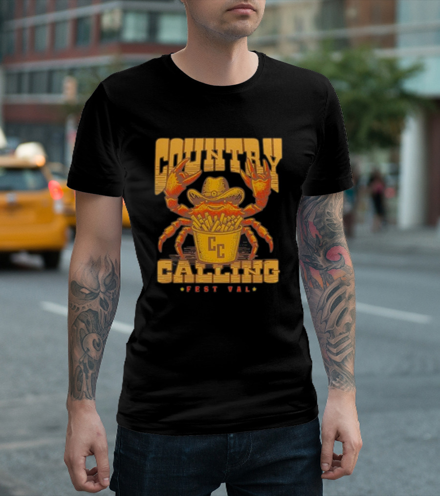 COUNTRY CALLING CRAB FESTIVAL CC LINEUP T-Shirt