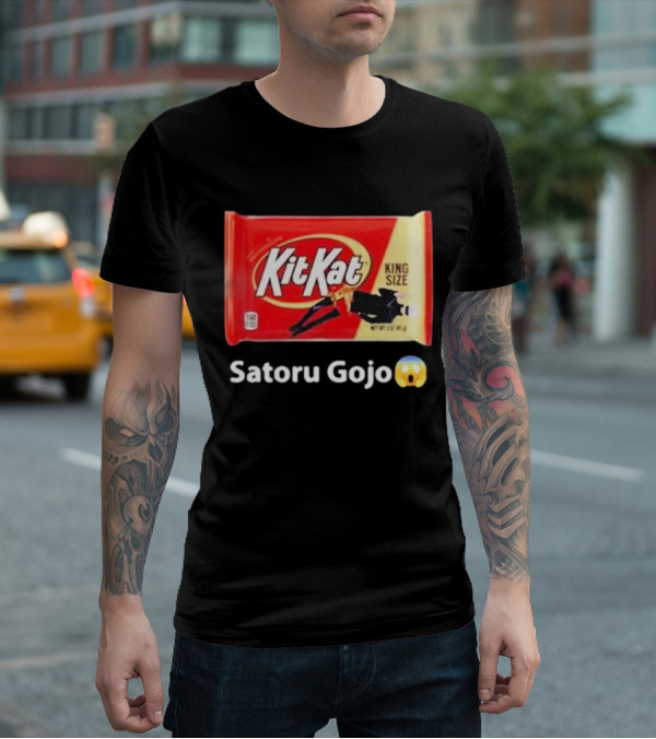 Satoru Gojo 😮 Kit Kat King Size T-Shirt
