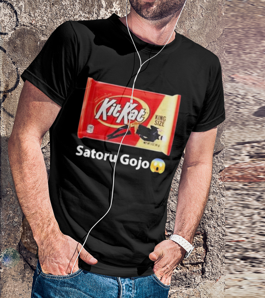 Satoru Gojo 😮 Kit Kat King Size T-Shirt