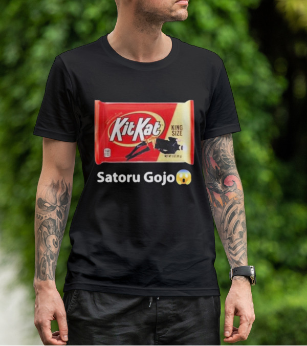 Satoru Gojo 😮 Kit Kat King Size T-Shirt