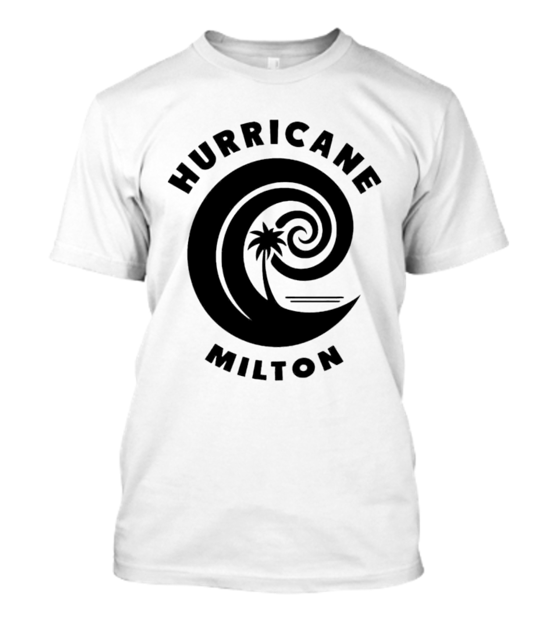Hurricane Milton Hurricane 2024 Wave Palm Tree Swirl T-Shirt