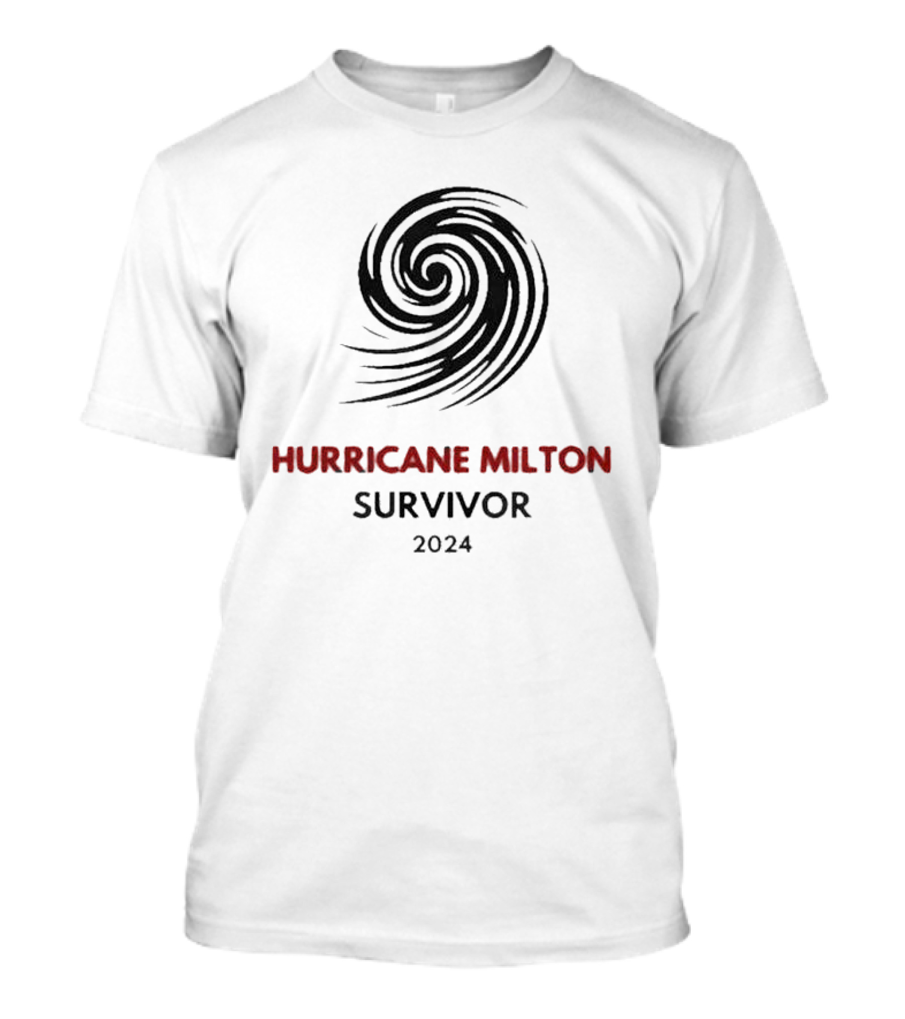 Hurricane Milton Survivor 2024 Florida Strong Swirl T-Shirt