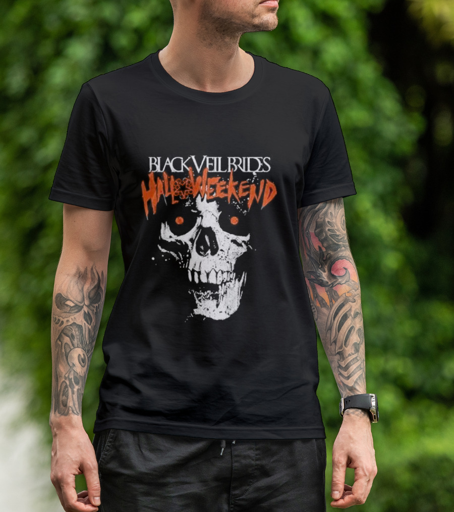 Black Veil Brides Halloweekend Skull T-Shirt