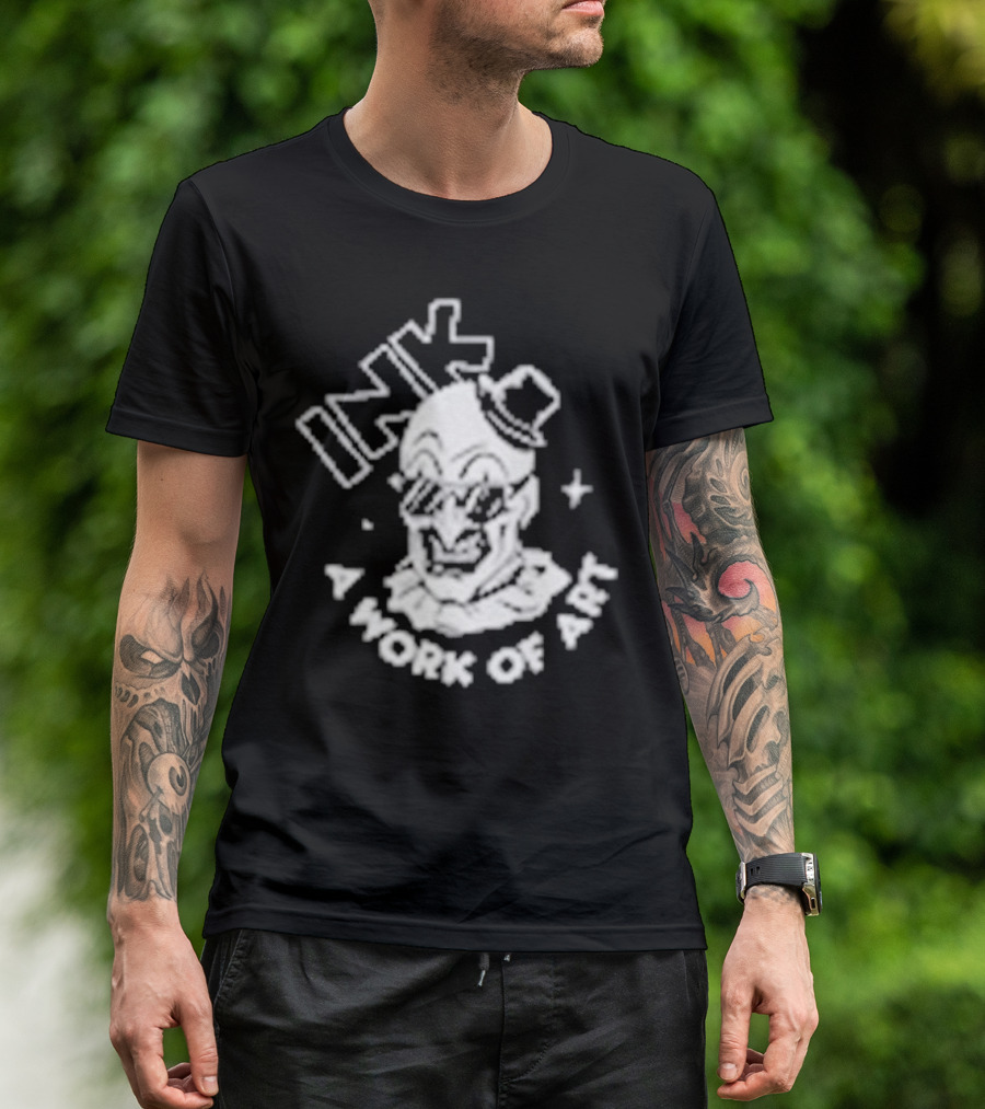 Ice Nine Kills Terrifier Hack ‘n’ Slash Pocket Ink A Work Of T-Shirt