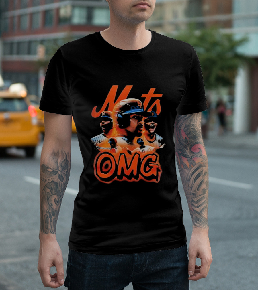 Mets NLCS 2024 OMG Baseball Excitement T-Shirt