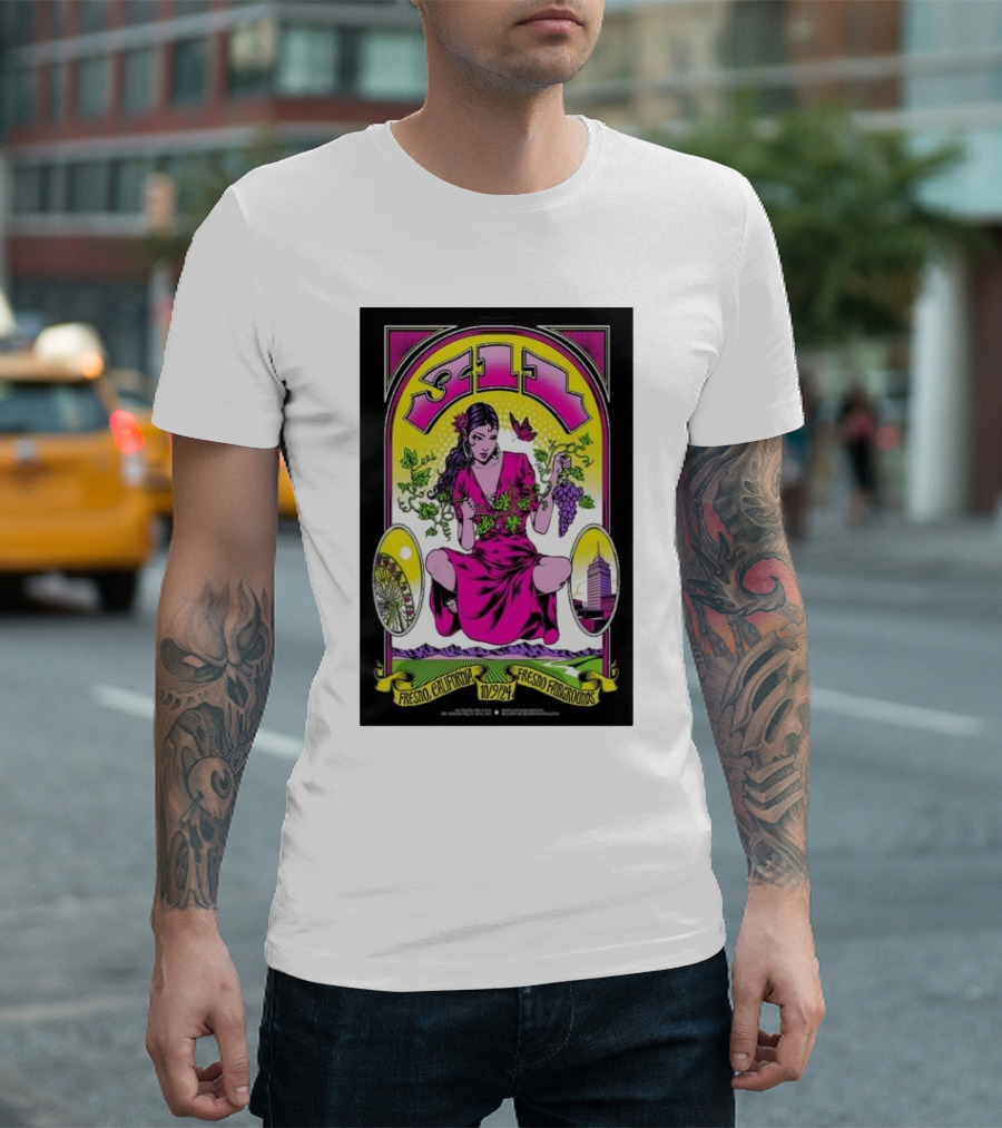 311 Big Fresno Fairgrounds October 9 2024 Fresno California Vibrant T-Shirt
