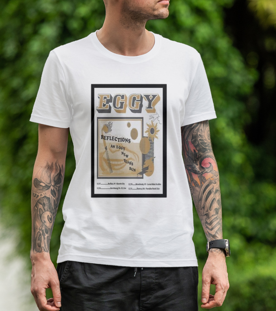 EGGY Reflections An Eggy New Year's Run Buffalo Woodbury Harrisburg Boston T-Shirt