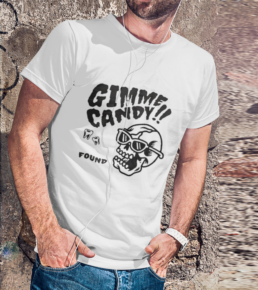 New Found Glory Gimme Candy Skull Found T-Shirt