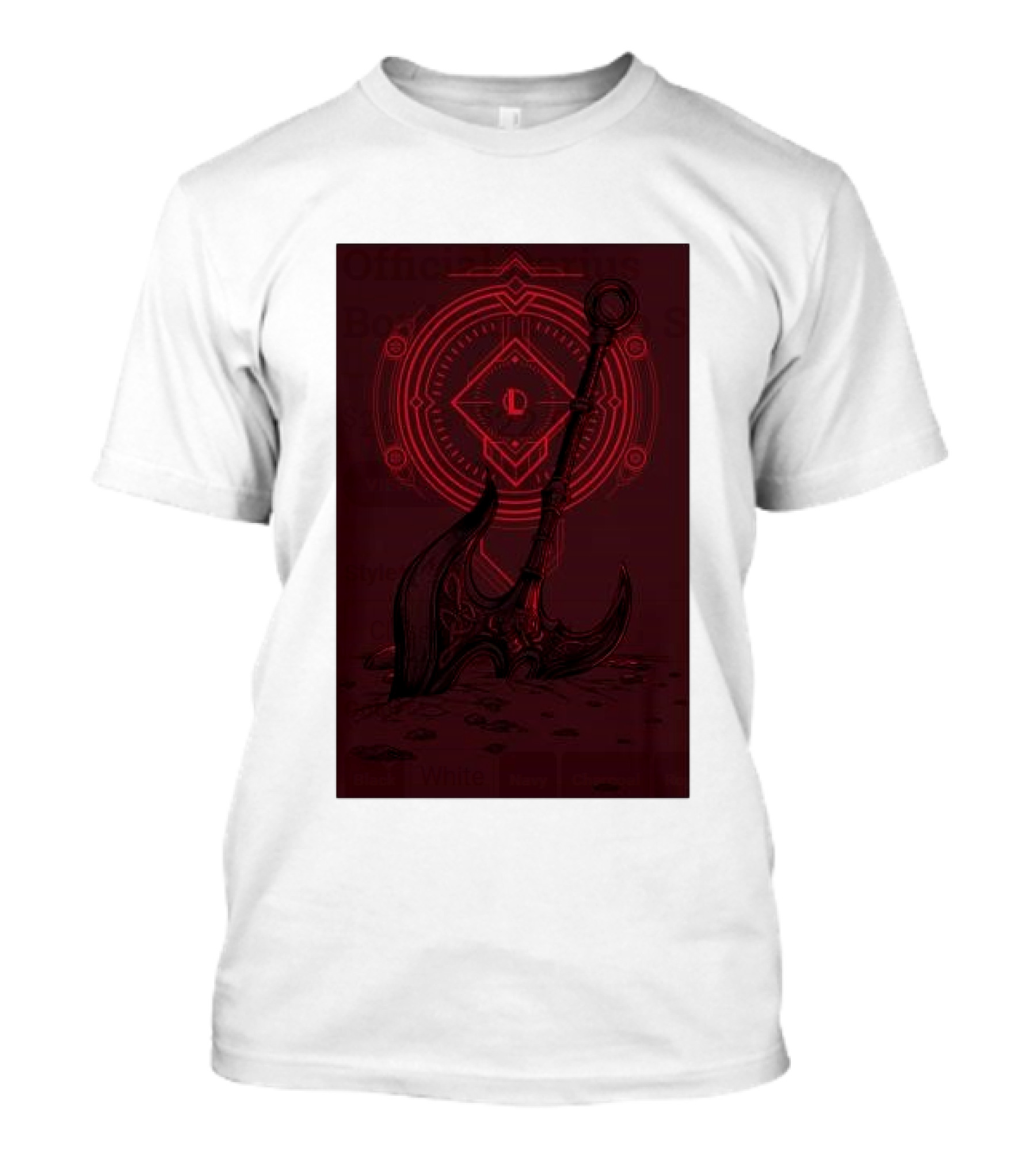 Darius Bordeaux Iconic Weapon T-Shirt