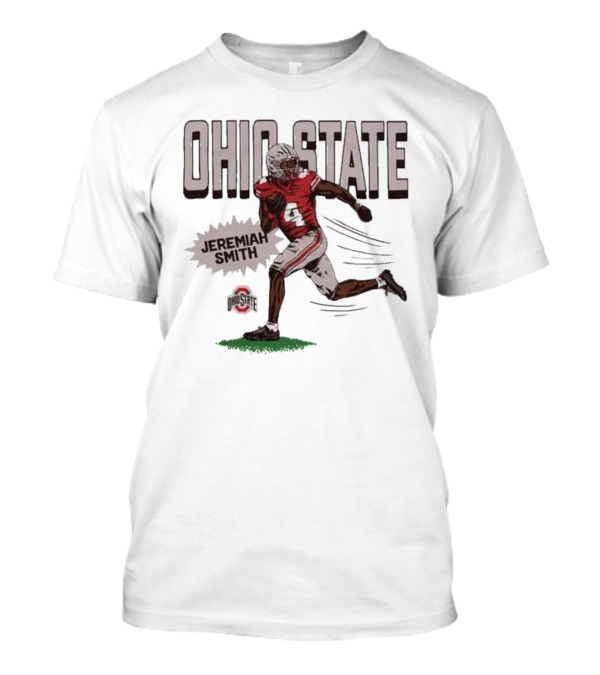 Ohio State Jeremiah Smith Football Player Graphic Sports T-Shirt