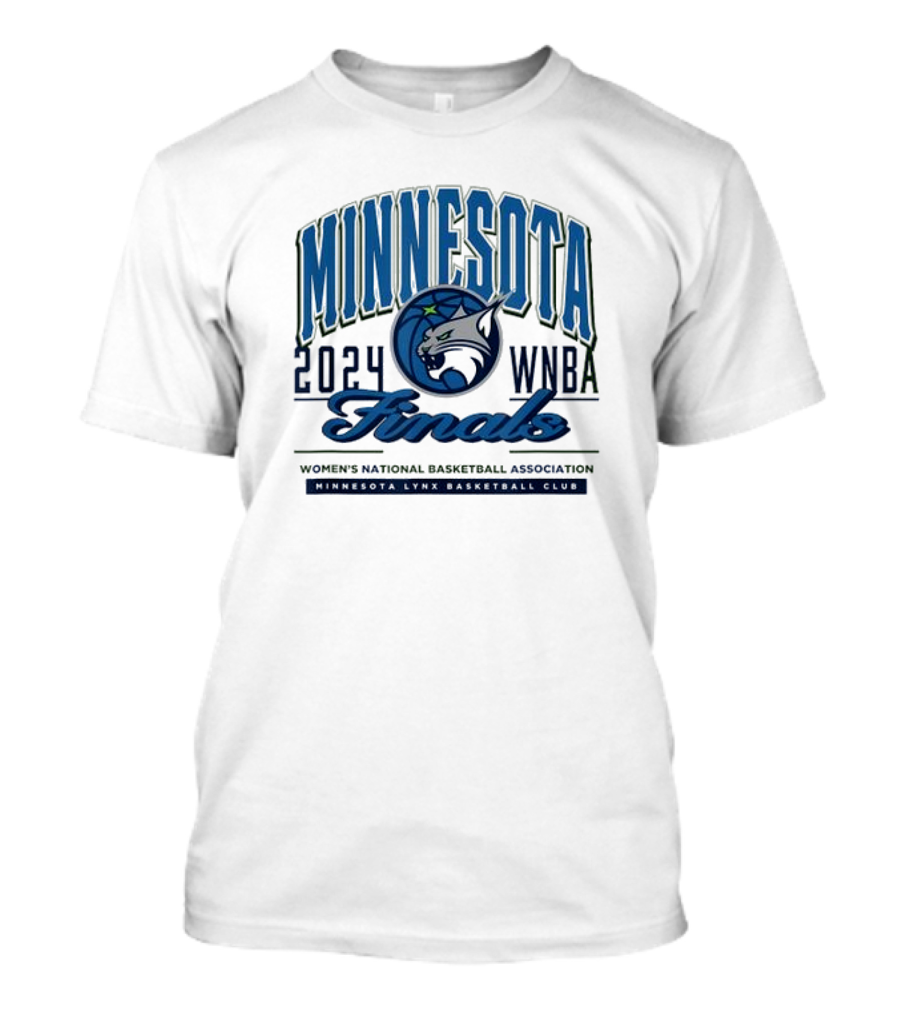 WNBA Minnesota Lynx 2024 Finals Women's National Basketball Association Basketball Club T-Shirt