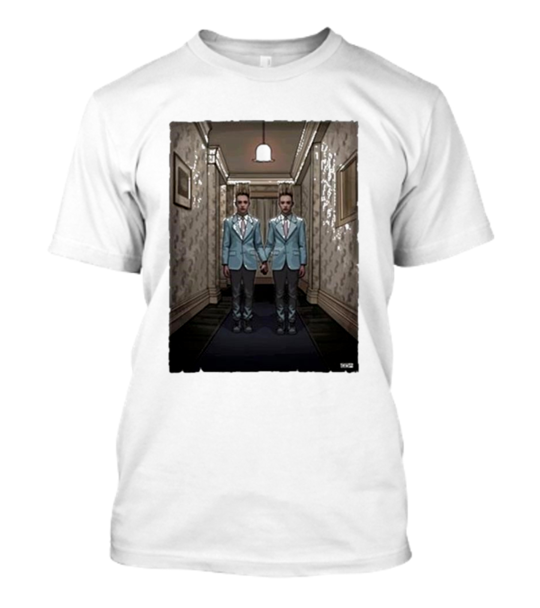 Wwn A Horror Masterpiece Twin Hallway Scene T-Shirt
