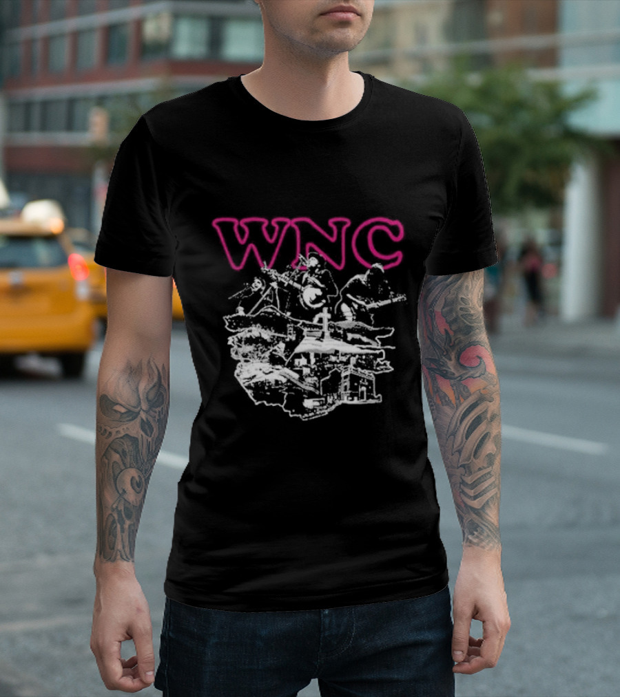 The Avett Brothers Performing at WNC Benefit for Western North Carolina T-Shirt