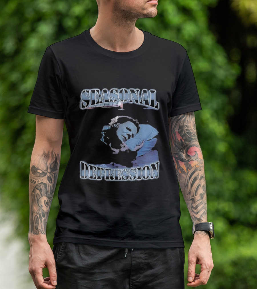 Seasonal Depression Halloween 2024 Michael Myers T-Shirt