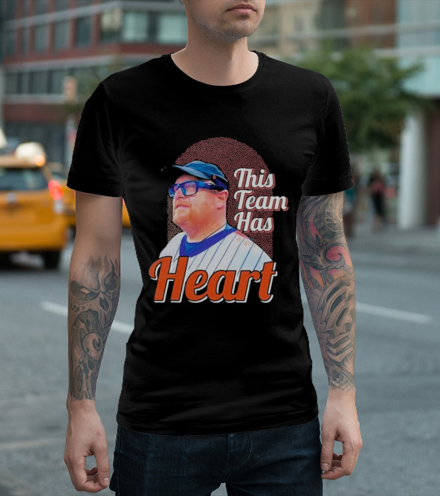 This Team Has Heart Frank Baseball-Inspired Dedication T-Shirt