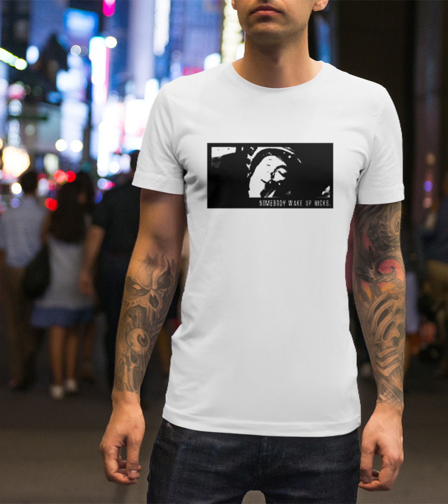 Aliens Somebody Wake Up Hicks Scene T-Shirt