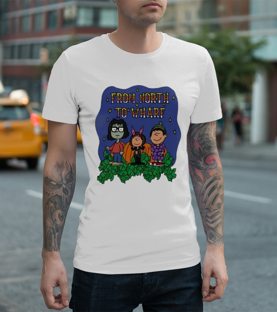 From North To Wharf Peanuts Characters Halloween Costumes T-Shirt