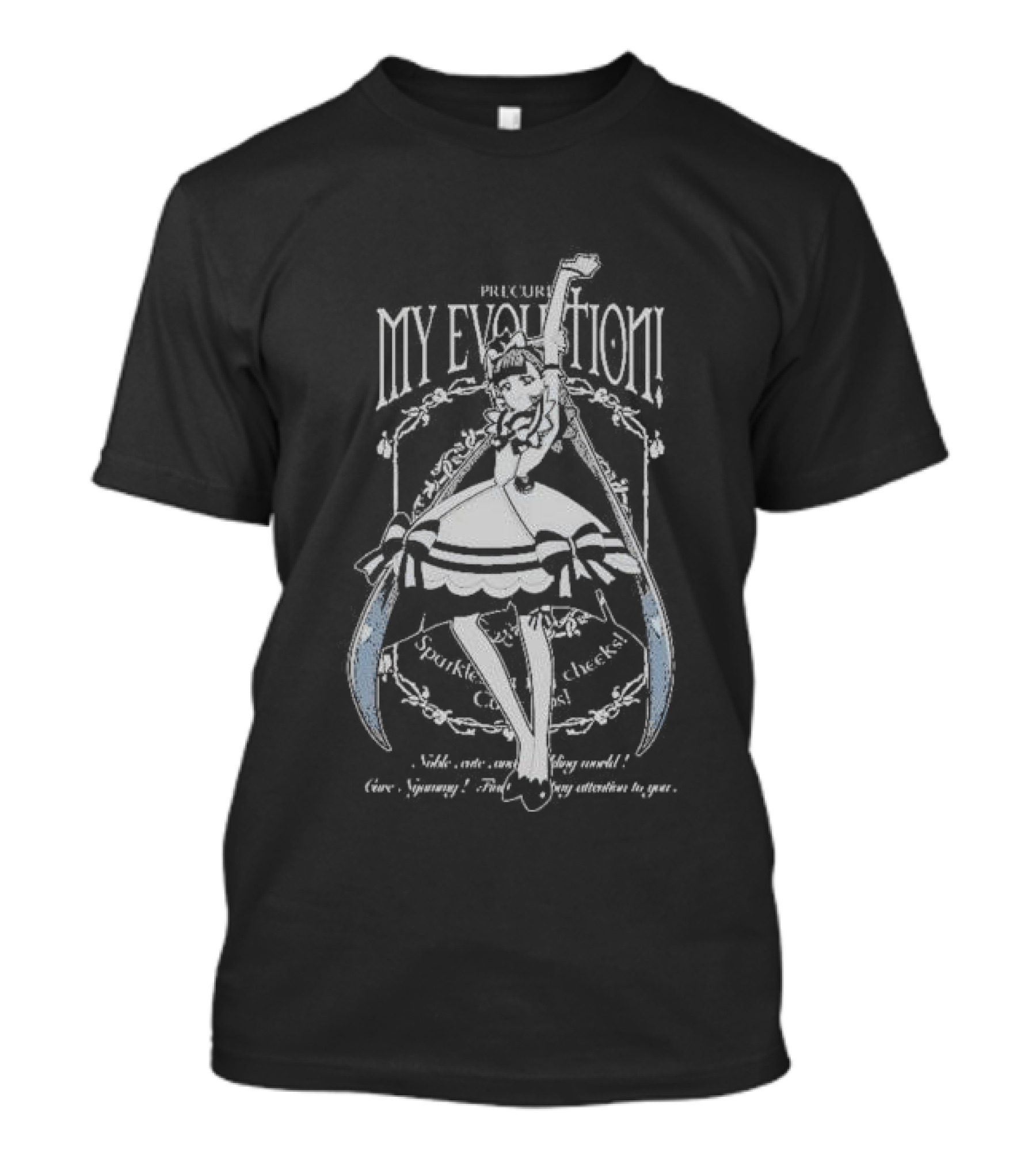 Precure My Evolution Cure Nyammy Sparkly Cheeks T-Shirt