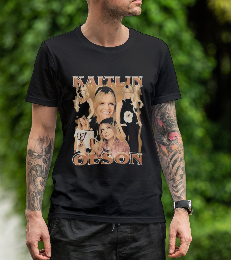 Kaitlin Olson Vintage Bootleg Collage T-Shirt