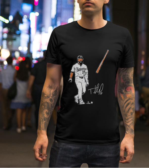 Teoscar Hernandez 37 Baseball Bat Flip Signature Players T-Shirt