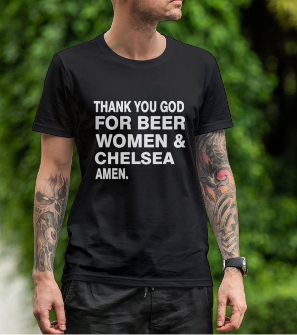 Thank You God For Beer Women Chelsea Amen T-Shirt