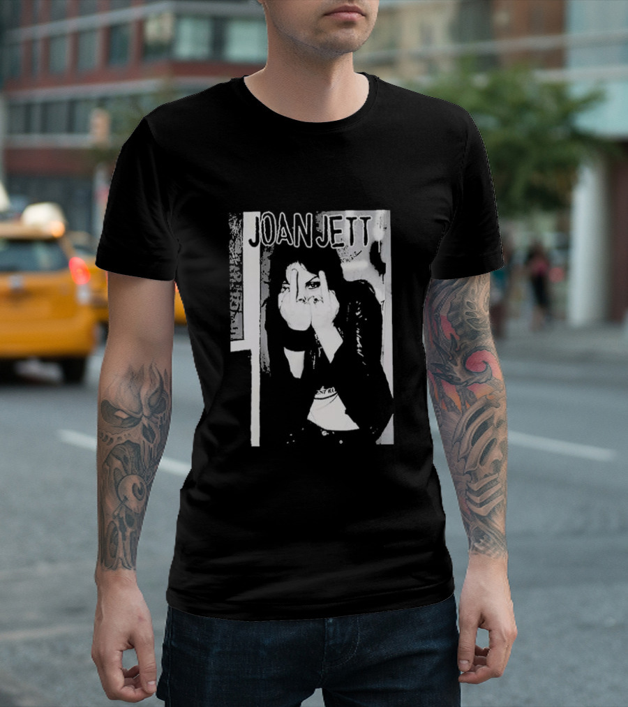 Joan Jett Rock Icon Rebel Attitude Merry Xmas T-Shirt