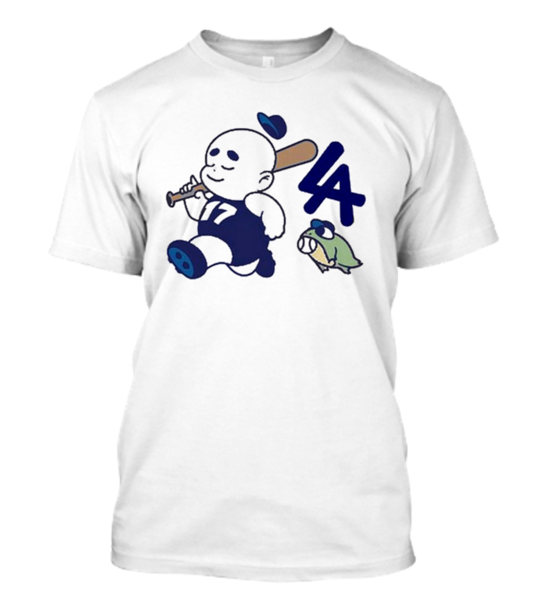 Chunky La Baseball Baby 17 LA Bat Fleece T-Shirt