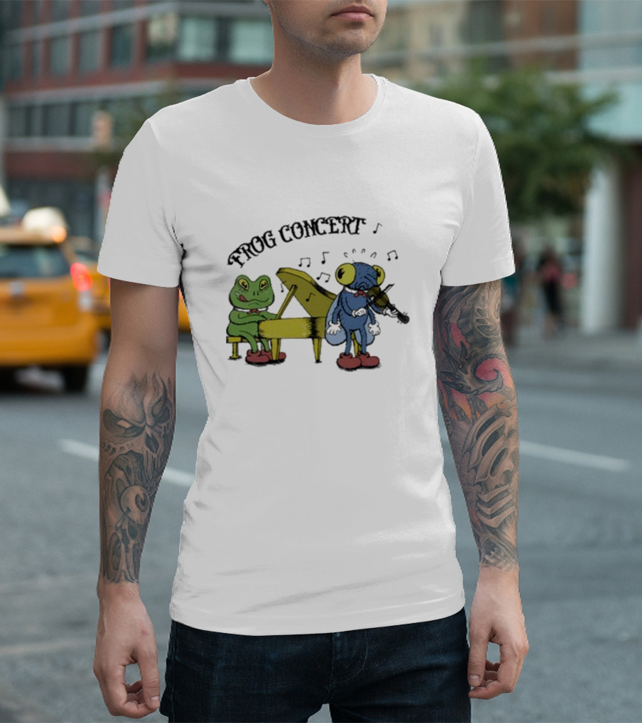 Frog Concert Cartoon Phantom Lure Fun Times T-Shirt
