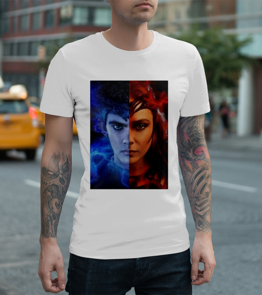ReI Loves Joe Locke Billy Maximoff Wanda Maximoff Agatha All Along Twins of Magic Showdown T-Shirt