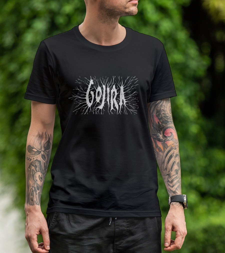 Gojira Branches Text T-Shirt