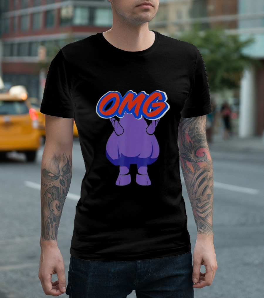 Grimace OMG New York Yankees Colors T-Shirt