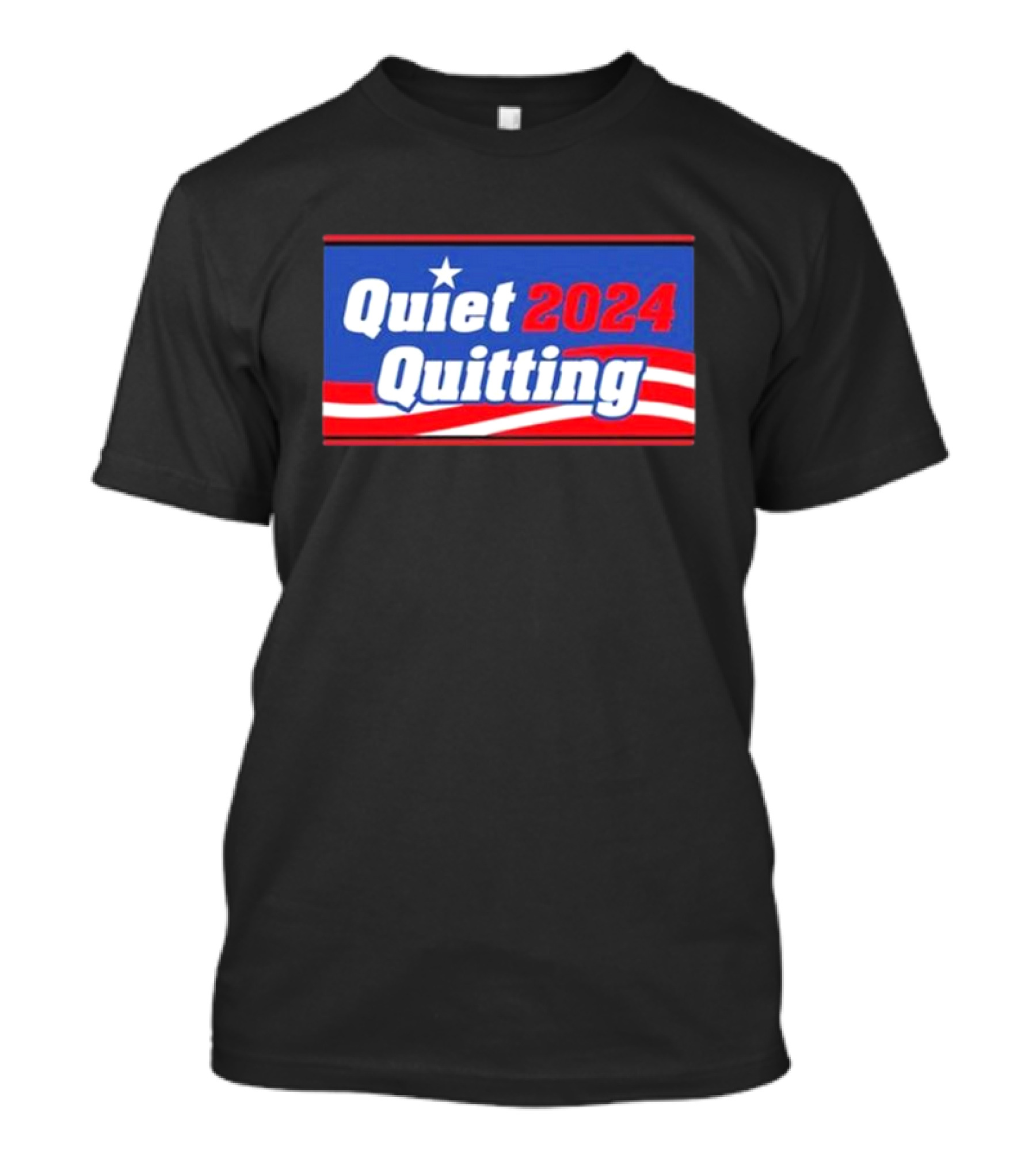 Quiet Quitting 2024 Star Stripes T-Shirt